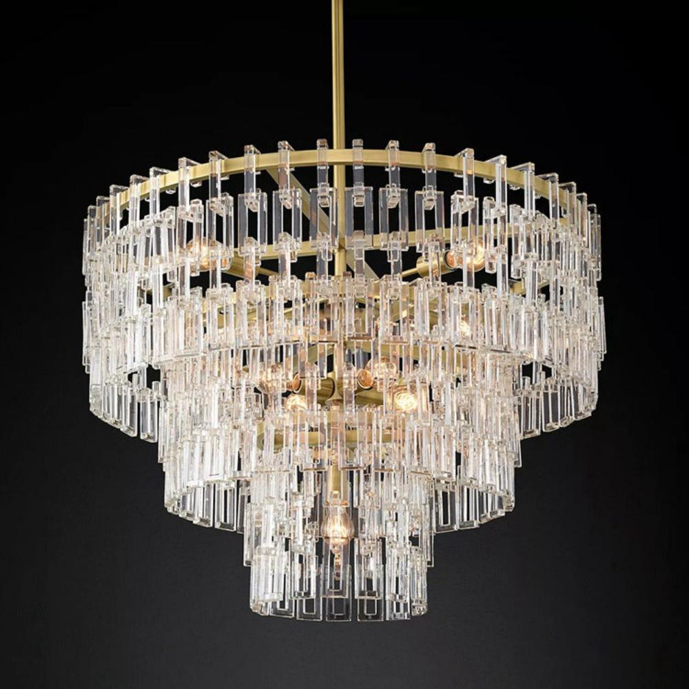Marignans Tiered Round K9 Crystal Chandelier