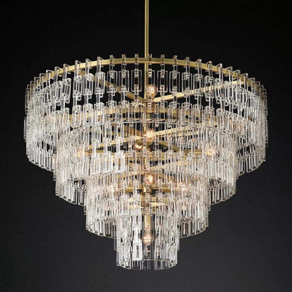 Marignans Tiered Round K9 Crystal Chandelier