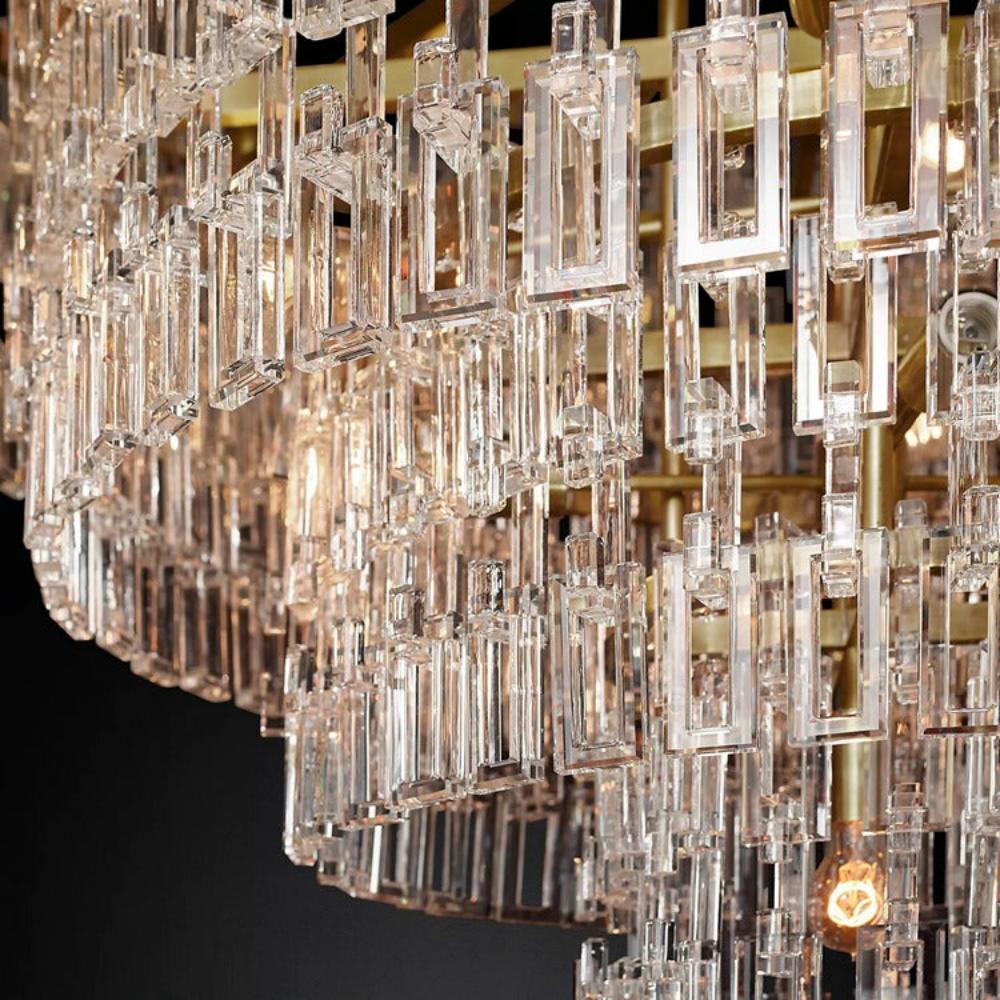 Marignans Tiered Round K9 Crystal Chandelier