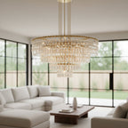 Marignans Tiered Round K9 Crystal Chandelier