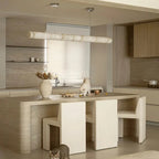 Tullia — Marble and Bronze Linear Chandelier