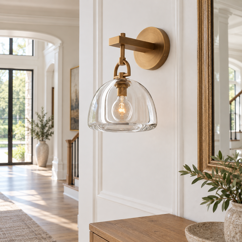 Botanist Dome Wall Sconce — lifestyle visualization