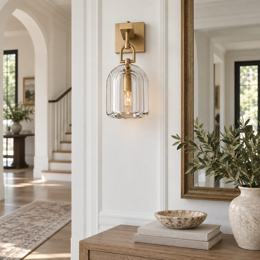Botanist Cloche Wall Sconce — lifestyle visualization