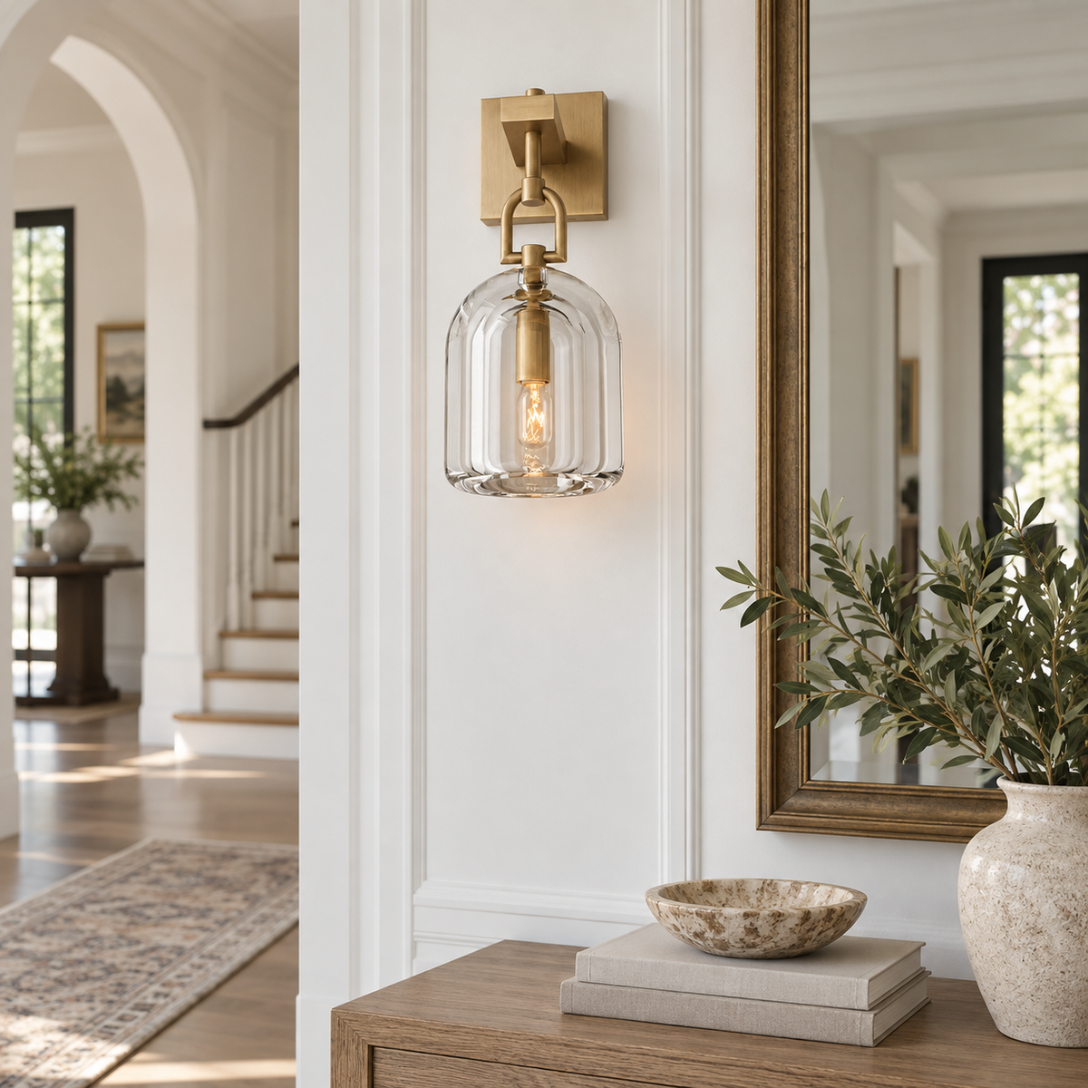Botanist Cloche Wall Sconce — lifestyle visualization