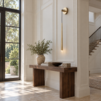 Aquitaine Grand Wall Sconce in a naturally lit villa entry hall
