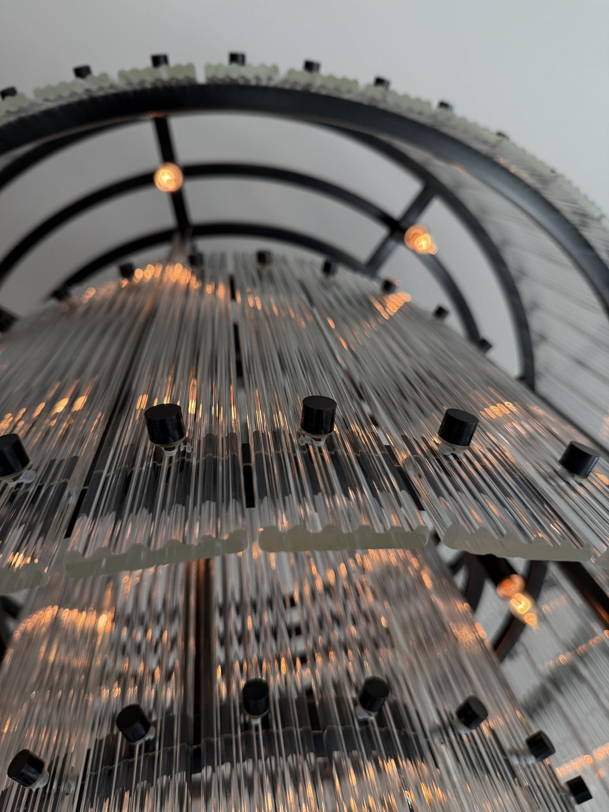 Close-up of umLight crystal lighting detail