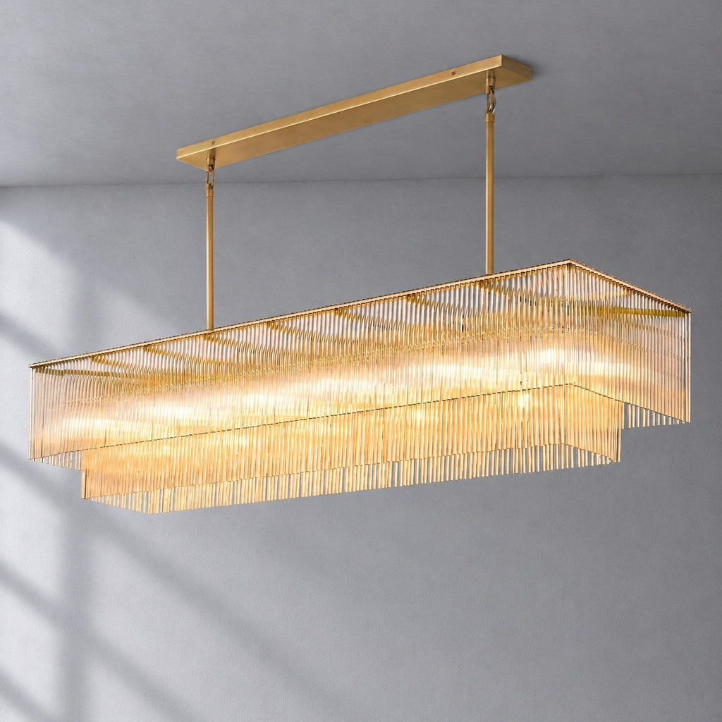 Amadeo Rectangular Chandelier 72''