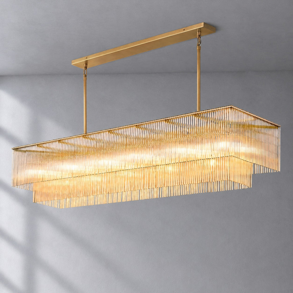Amadeo Rectangular Chandelier 72''