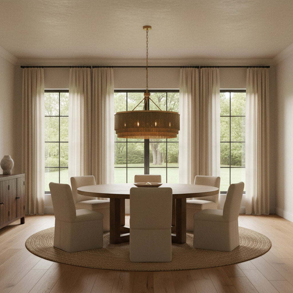 Tissot Chandelier Large - Antique Brass Finish