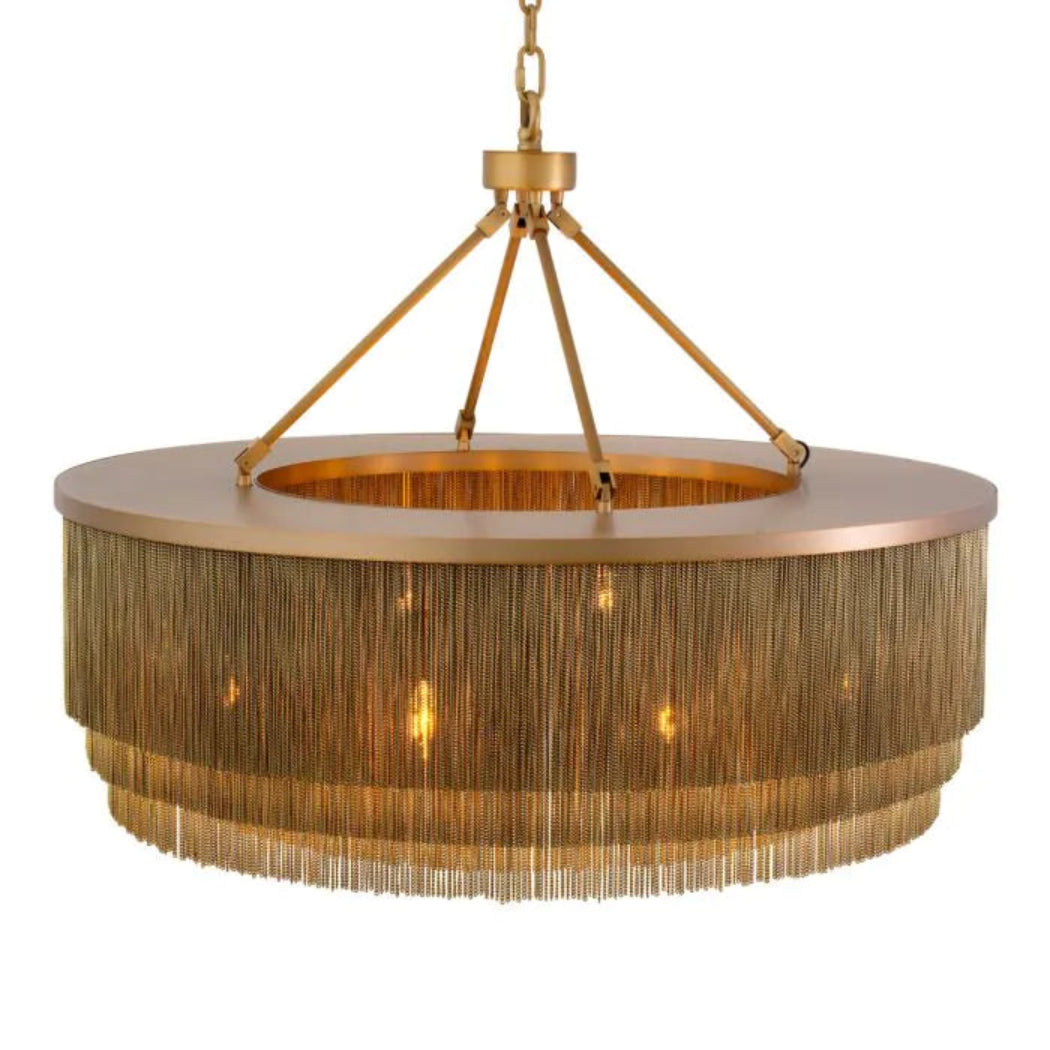 Tissot Chandelier Large - Antique Brass Finish