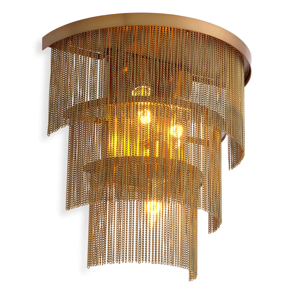 Tissot Wall Lamp - Antique Brass Finish