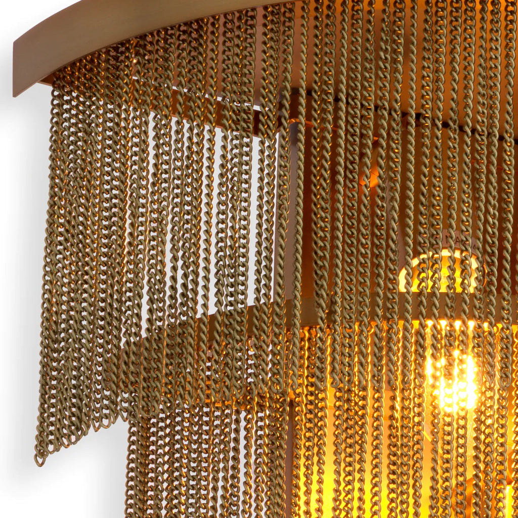 Tissot Wall Lamp - Antique Brass Finish
