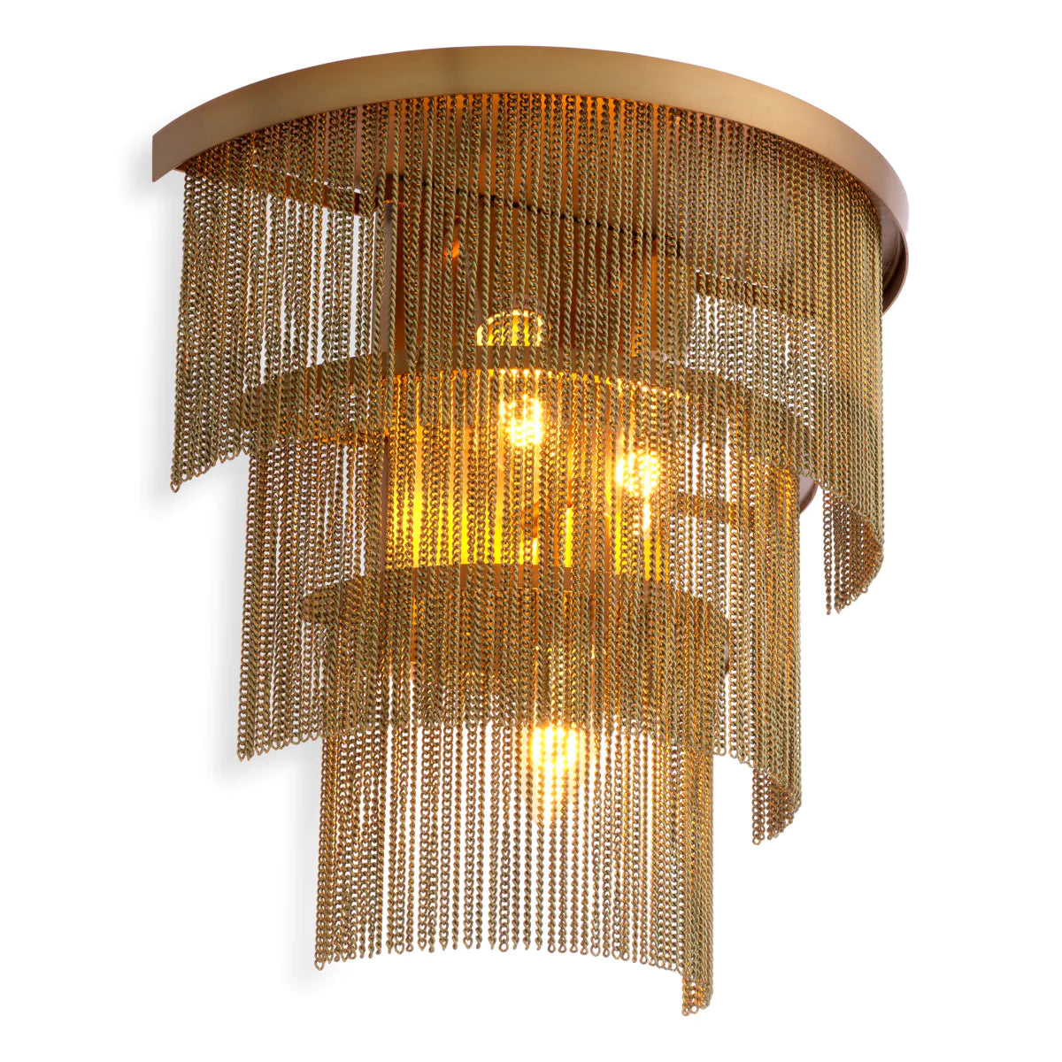 Tissot Wall Lamp - Antique Brass Finish