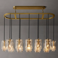 Lacour Clear Glass Round Chandelier 72"