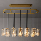 Lacour Clear Glass Round Chandelier 72"