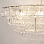 Ghiaccio Oval Chandelier 54''65''