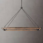 Peral Rectangular Chandelier 50"/62" - original product photograph