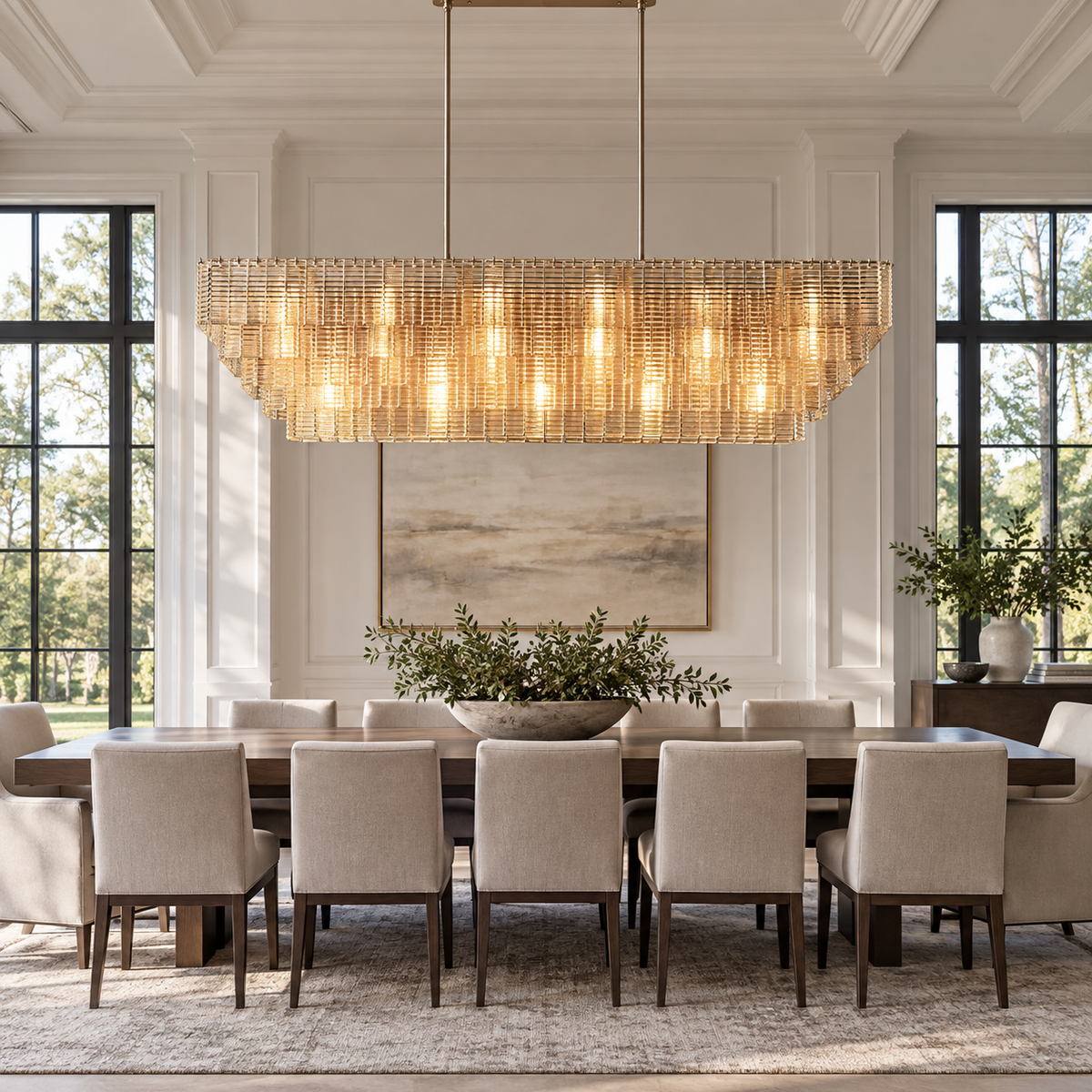 umLight Sirene Rect 77 in an American luxury home