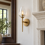 Tulip Single Wall Lamp in an American luxury home with natural daylight