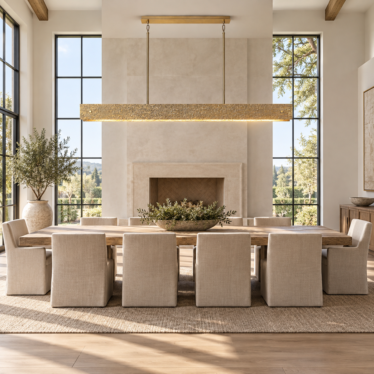 Vouvray Linear 72 installed in a bright American luxury home