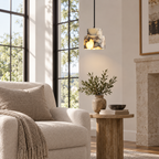 Zaira lighting installed in a bright American luxury home