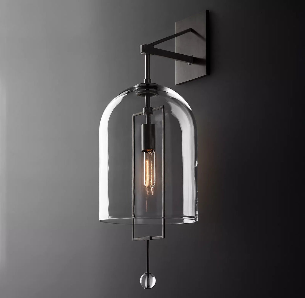 Fulcrum Brass Grand Wall Sconce 29"