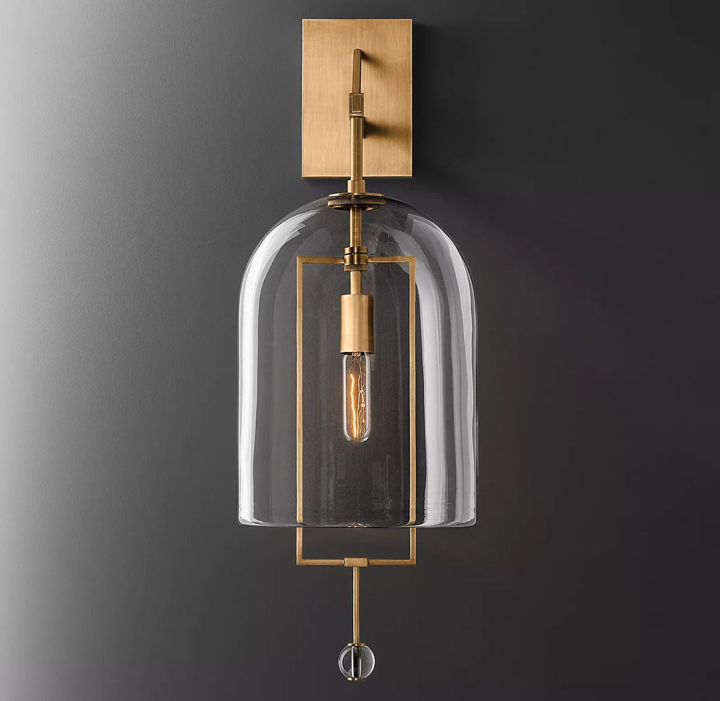 Fulcrum Brass Grand Wall Sconce 29"