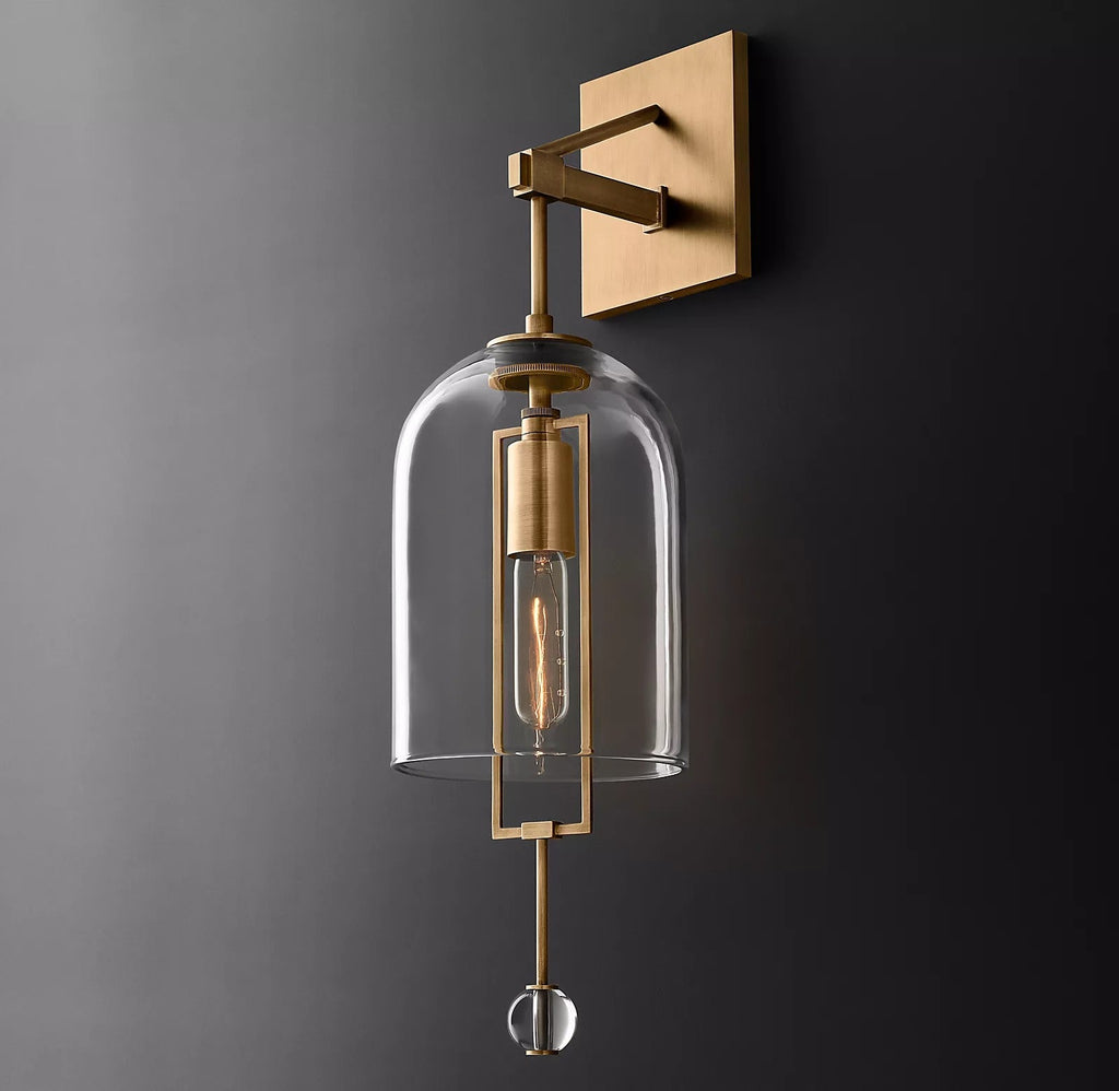 Fulcrums Brass Small Modern Wall Sconce Lighting Fixtures 24"