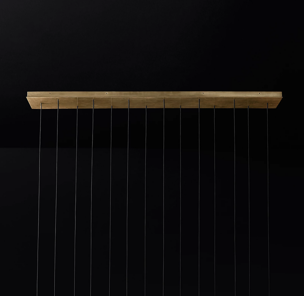 Aquitaines Linear Chandelier 72"