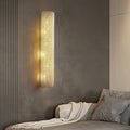 Halo Clear Crystal Wall Sconce Lighting 36"