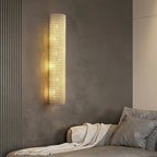 Halo Clear Crystal Wall Sconce Lighting 36"