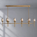 Tulip Linear Chandelier 65", Dining Room Chandelier