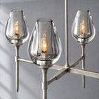 Tulip Linear Chandelier 65", Dining Room Chandelier