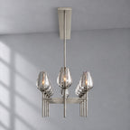 Tulip Linear Chandelier 65", Dining Room Chandelier