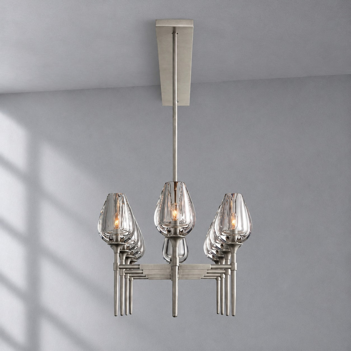Tulip Linear Chandelier 65", Dining Room Chandelier