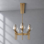Tulip Linear Chandelier 65", Dining Room Chandelier