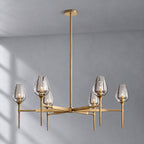 Tulip Round Living Room Chandelier 42"
