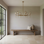 Tulip Round Living Room Chandelier 42"