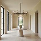 Tulip Round Living Room Chandelier 54"