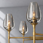 Tulip Round Living Room Chandelier 54"
