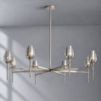 Tulip Round Living Room Chandelier 54"