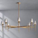 Tulip Round Living Room Chandelier 54"