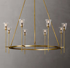 Torche Round Chandelier 46", Modern chandelier living room