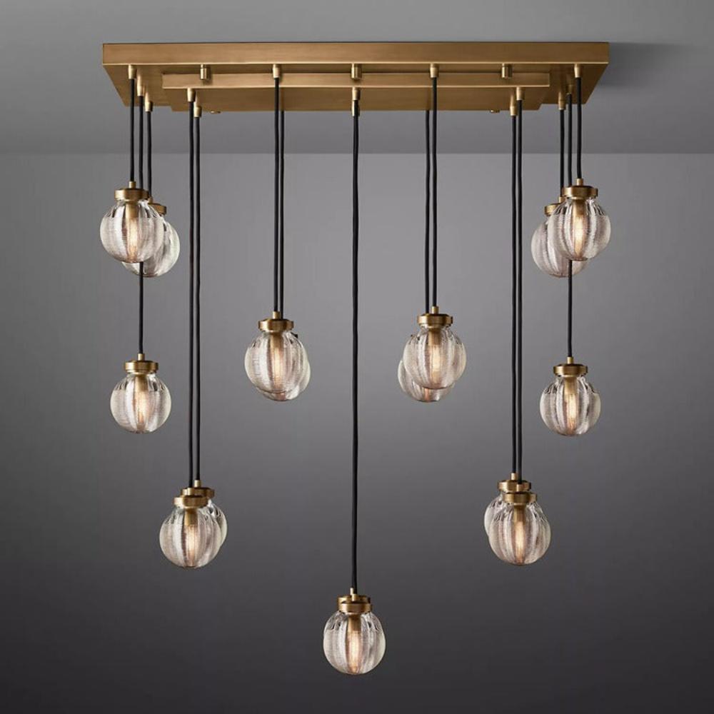 Pearl Linear Glass Chandelier