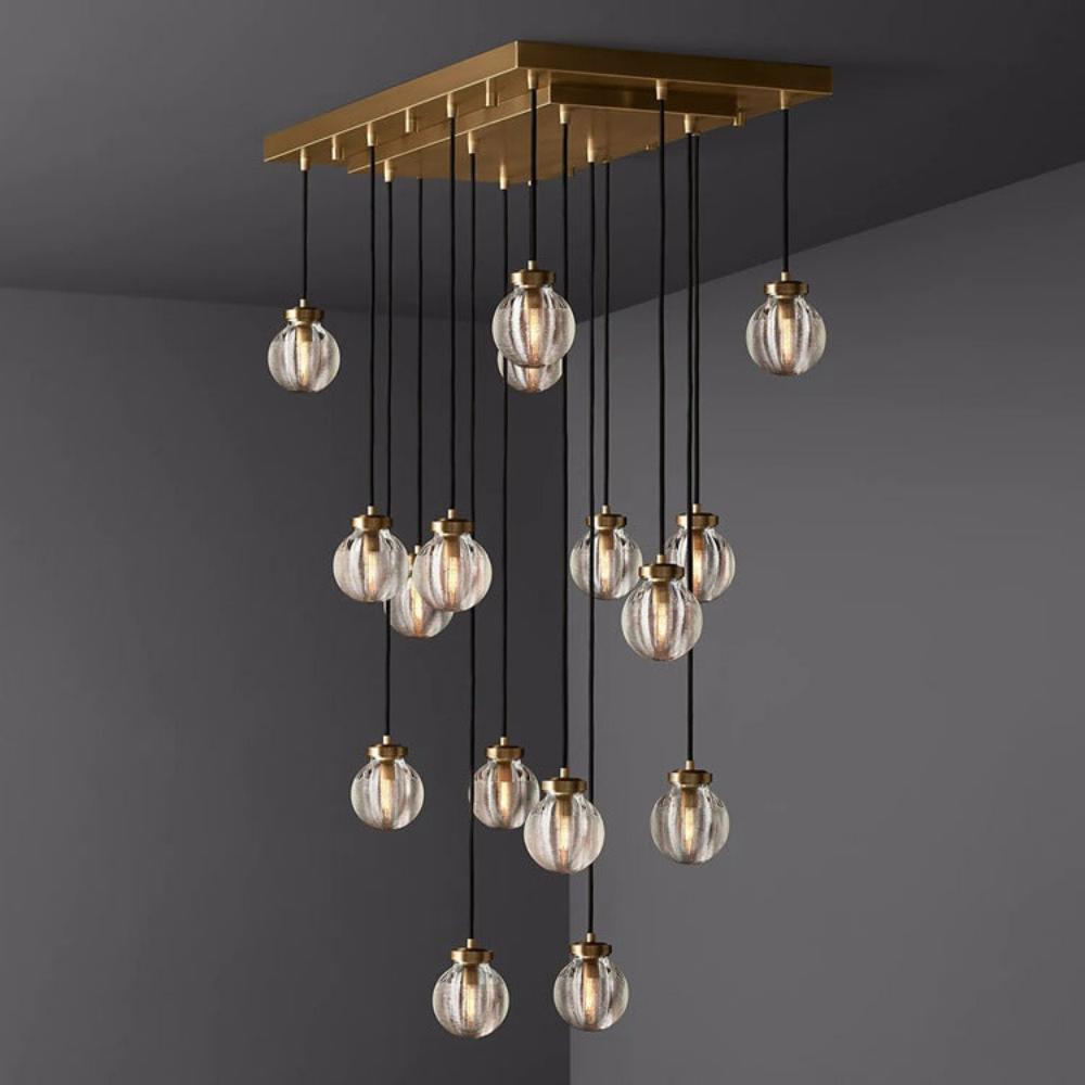 Pearl Linear Glass Chandelier