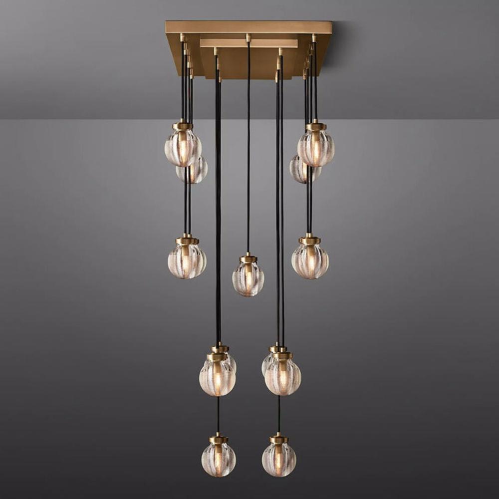 Pearl Linear Glass Chandelier