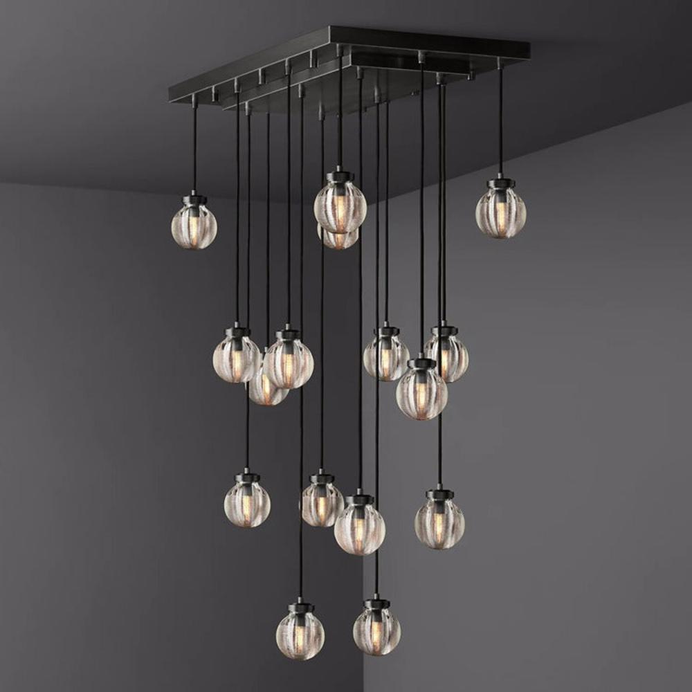 Pearl Linear Glass Chandelier