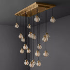 Pearl Linear Glass Chandelier