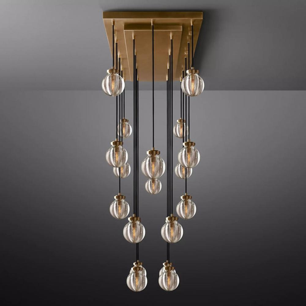 Pearl Linear Glass Chandelier