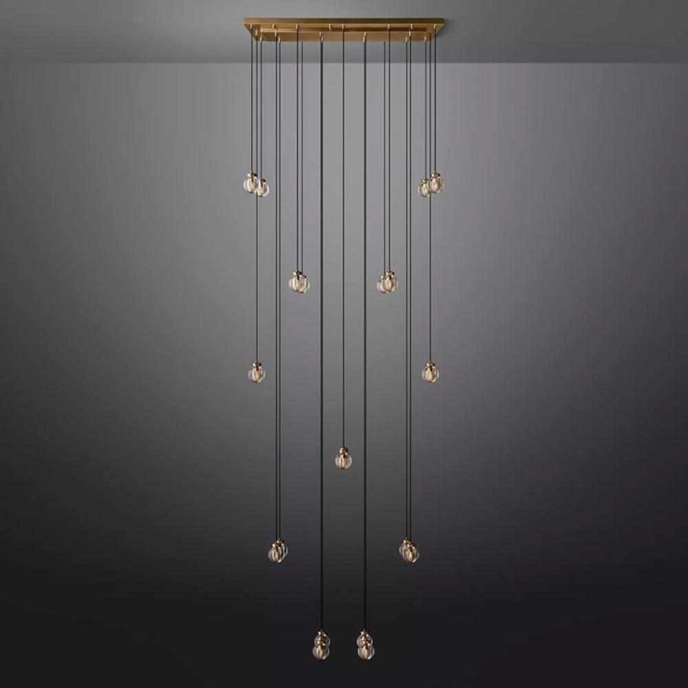 Pearl Linear Glass Chandelier